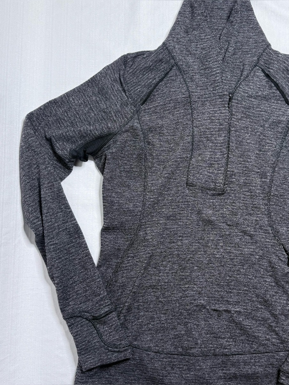 Lululemon Womens Think Fast Pullover Size 10 Zip Warm Running Jog Top - Picture 4 of 12